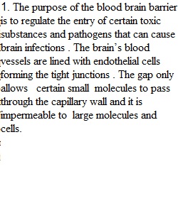 Nervous system Discussion Question